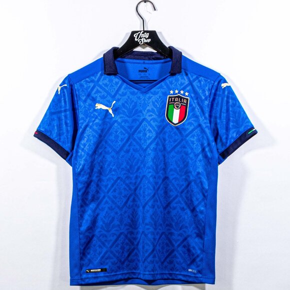 Italy 2021 Puma Home Jersey Youth Large Blokecore Soccer - Picture 1 of 10